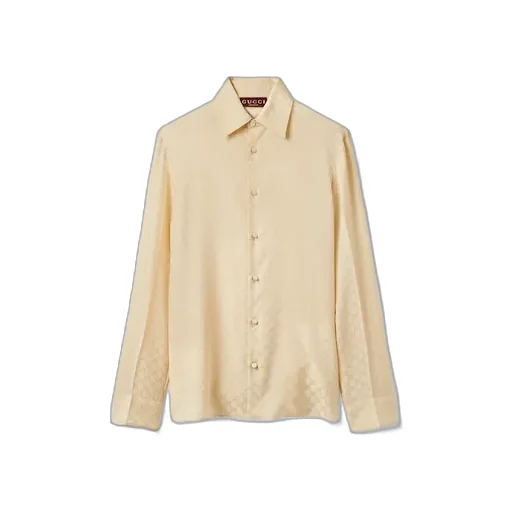 Gg Silk Jacquard Shirt