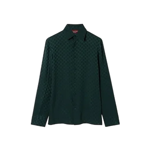 Gg Silk Jacquard Shirt