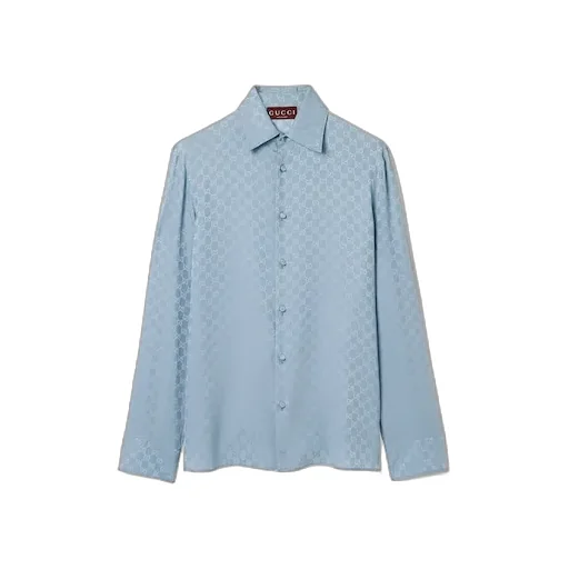 Gg Silk Jacquard Shirt