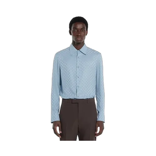 Gg Silk Jacquard Shirt