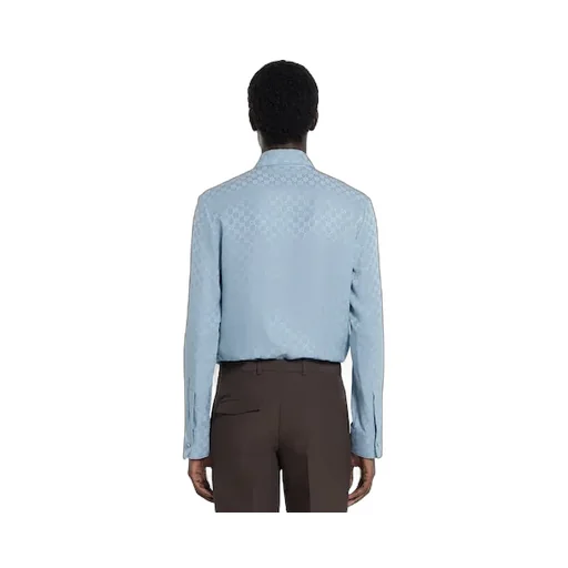 Gg Silk Jacquard Shirt