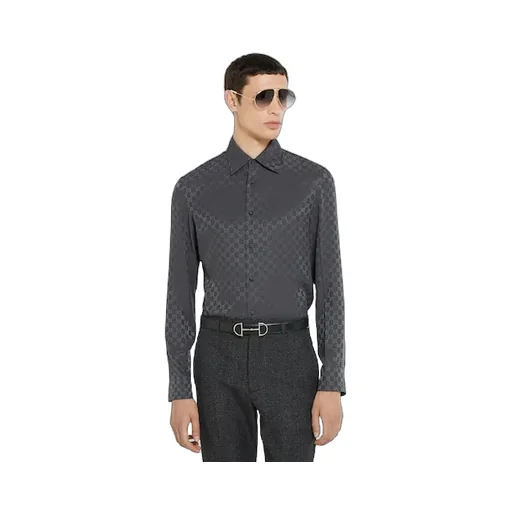 Gg Silk Jacquard Shirt