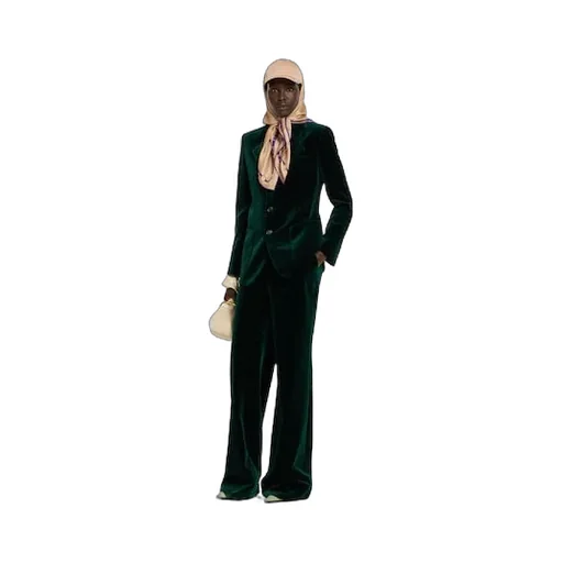 Soft Stretch Cotton Velvet Pant