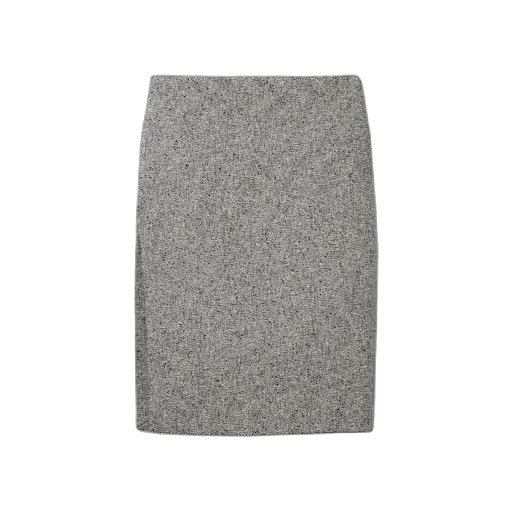 Cotton-Wool Mouliné Skirt