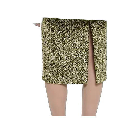 Wool Cotton Bouclé Skirt