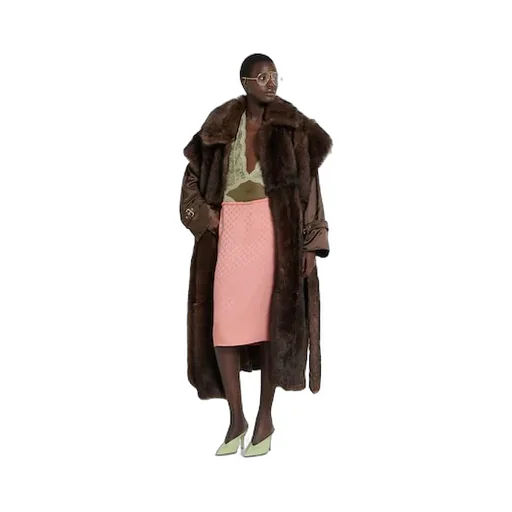 Gg Silk Jacquard Skirt