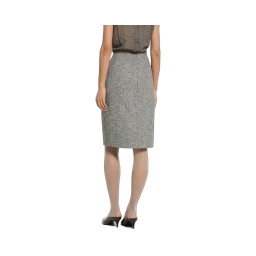 Cotton-Wool Mouliné Skirt