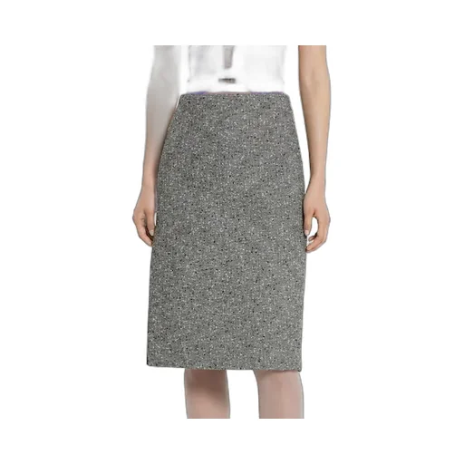 Seeded Wool Skirt