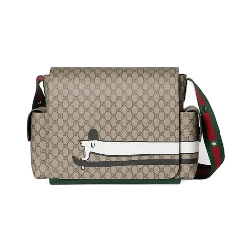 Large Printed Gg Changing Bag