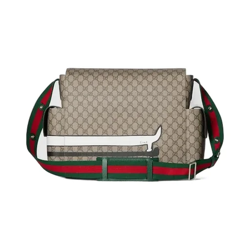 Large Printed Gg Changing Bag