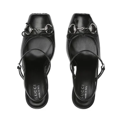 Gucci Horsebit Slingback Pump