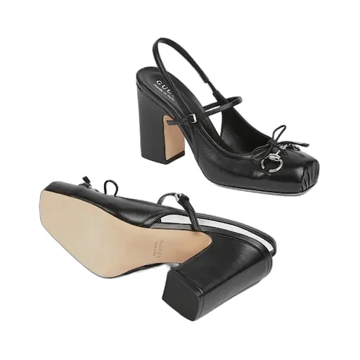 Gucci Horsebit Slingback Pump