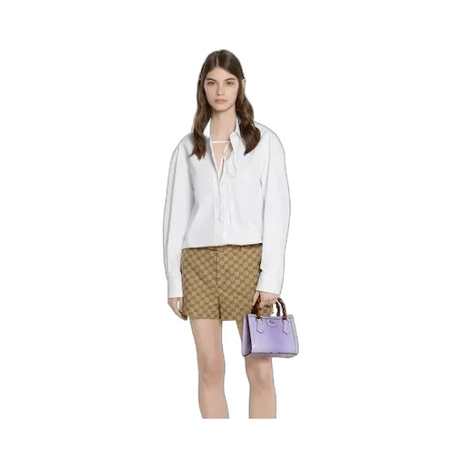 Gucci Diana Small Python Tote Bag