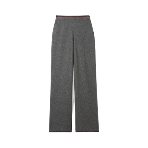 Soft Rib Felted Wool Pants