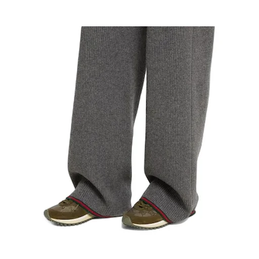 Soft Rib Felted Wool Pants