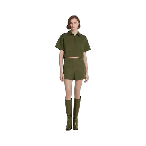Gg Cotton Gabardine Shirt