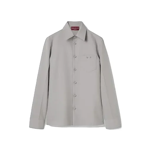 Technical Panama Shirt With Horsebit