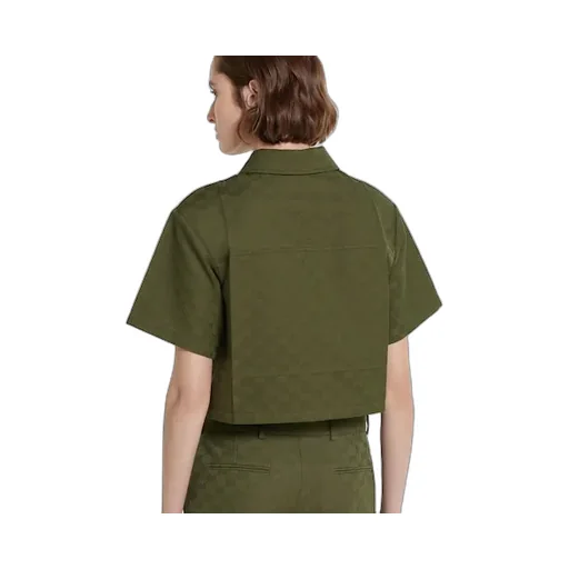 Gg Cotton Gabardine Shirt