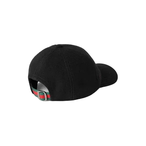 Wool Baseball Hat With Embroidery