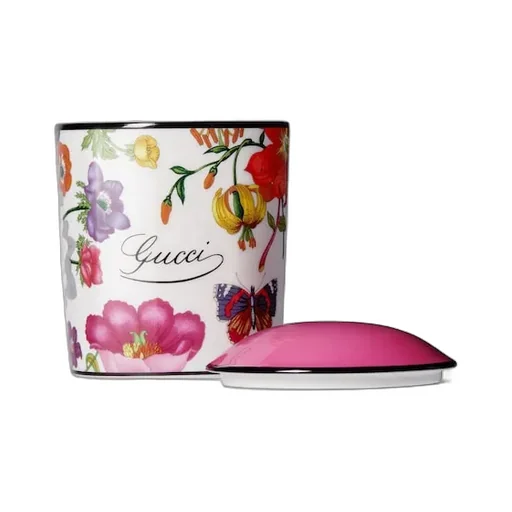 Gucci Flora Print Candle, Fresia Scent