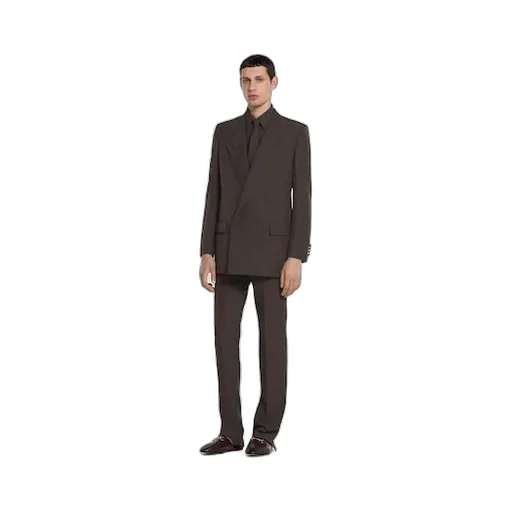 Polyester Twill Shirt With Horsebit