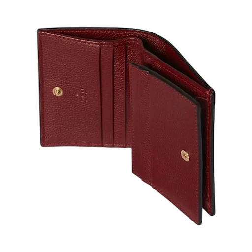Bi-Color Gg Marmont Small Wallet