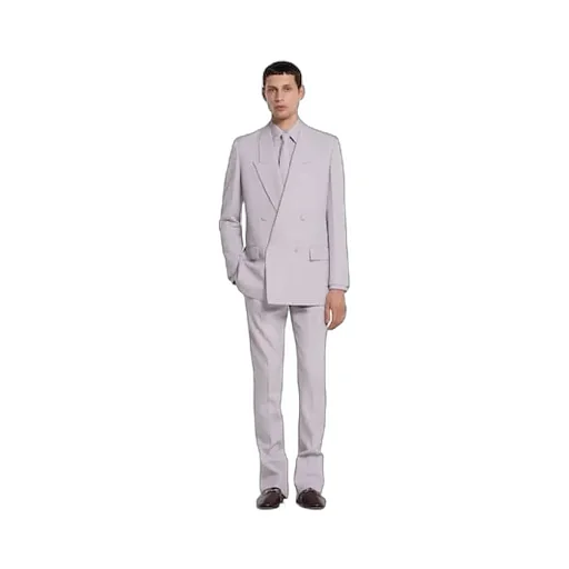 Wool Gabardine Shirt With Horsebit