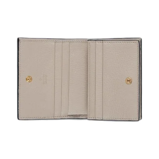 Bi-Color Gg Marmont Small Wallet