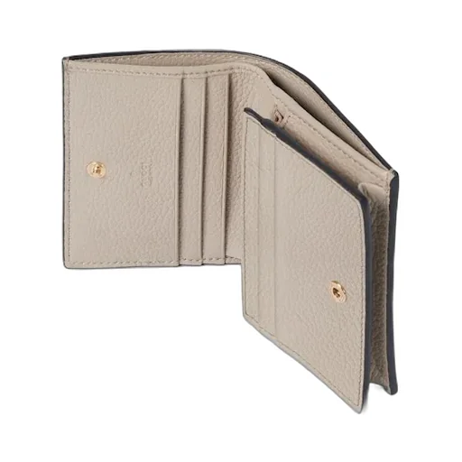 Bi-Color Gg Marmont Small Wallet