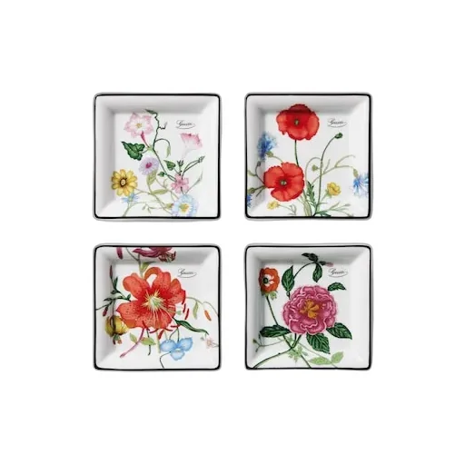 Gucci Flora Print Trinket Tray Set