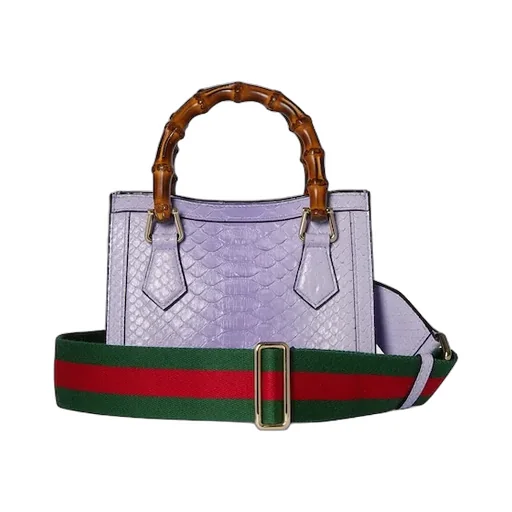 Gucci Diana Small Python Tote Bag