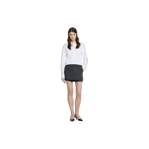 Cotton Poplin Shirt With Embroidery