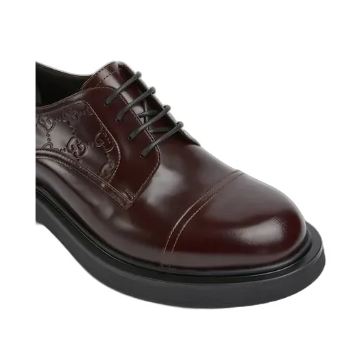 Lace-Up Shoe With Gg Detail