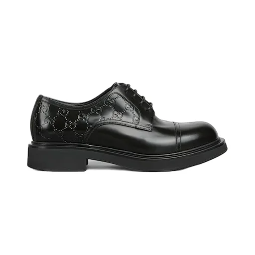 Lace-Up Shoe With Gg Detail