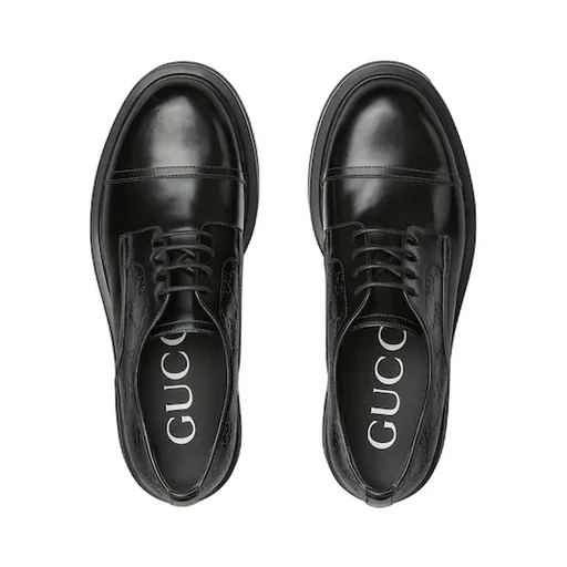 Lace-Up Shoe With Gg Detail