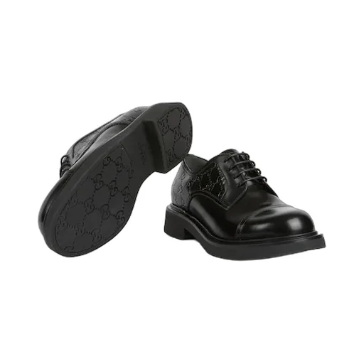 Lace-Up Shoe With Gg Detail