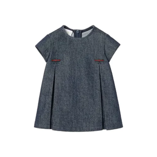 Baby Denim Dress With Web