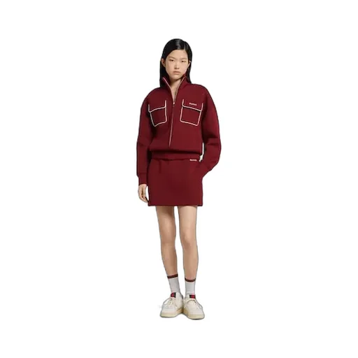 Jersey Mini Skirt With Logo