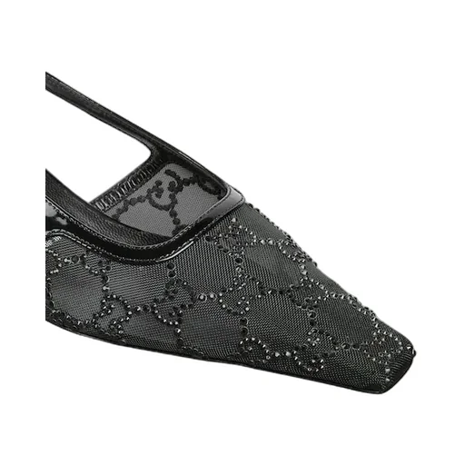 Gg Crystal Slingback Pump