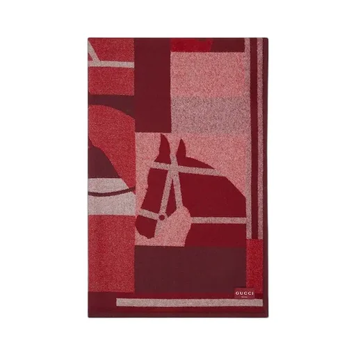 Wool And Cashmere Jacquard Blanket