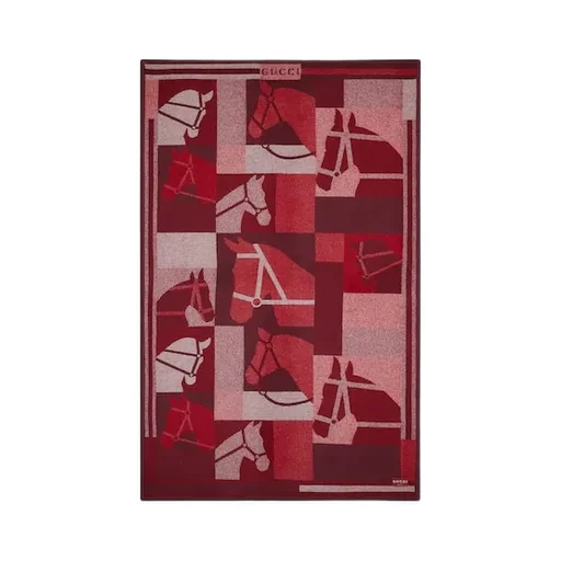 Wool And Cashmere Jacquard Blanket
