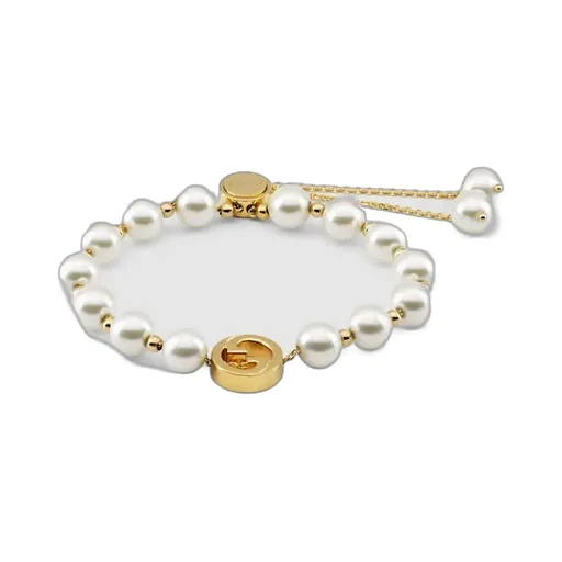 Gucci Interlocking Pearl Bracelet