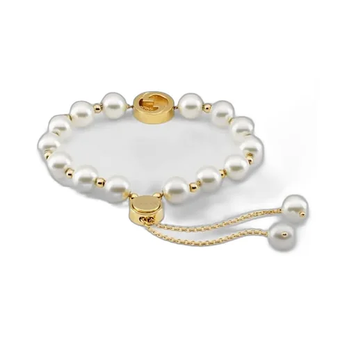 Gucci Interlocking Pearl Bracelet