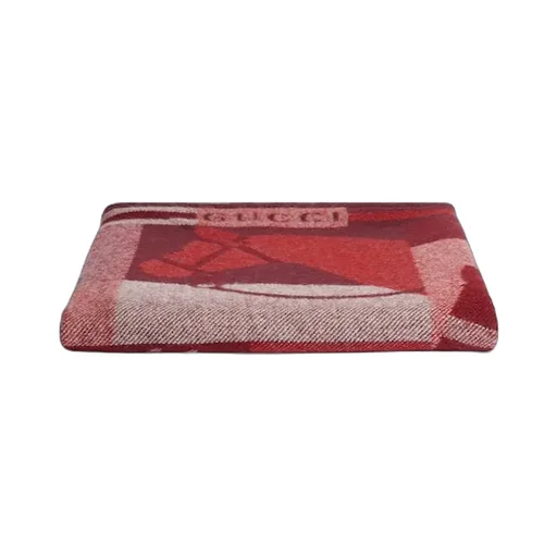 Wool And Cashmere Jacquard Blanket