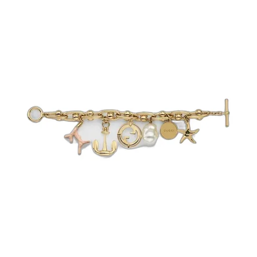 Chain Bracelet With Gucci Symbols
