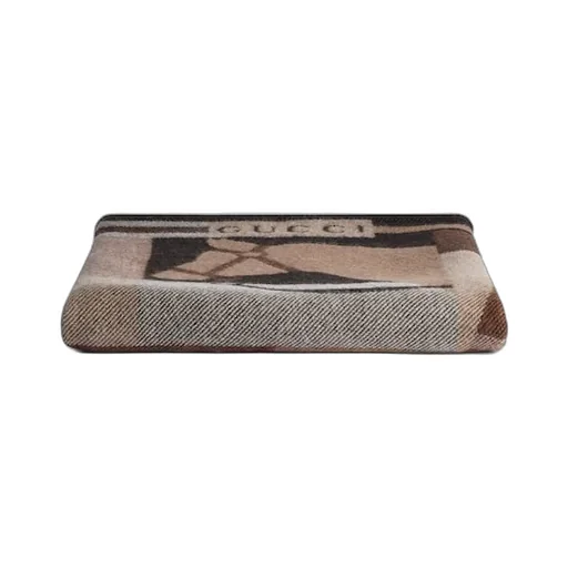 Wool And Cashmere Jacquard Blanket