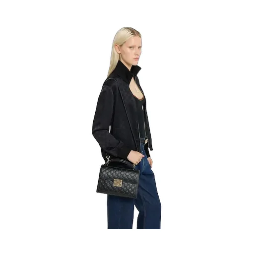 Padlock Medium Top Handle Bag