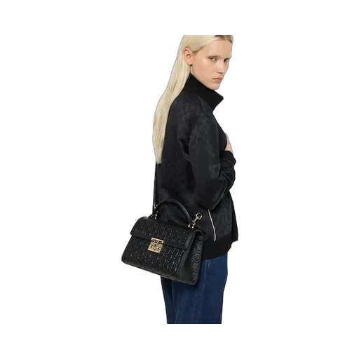 Padlock Medium Top Handle Bag