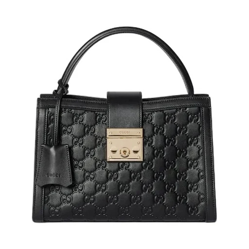 Padlock Medium Top Handle Bag