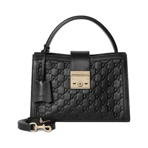 Padlock Medium Top Handle Bag